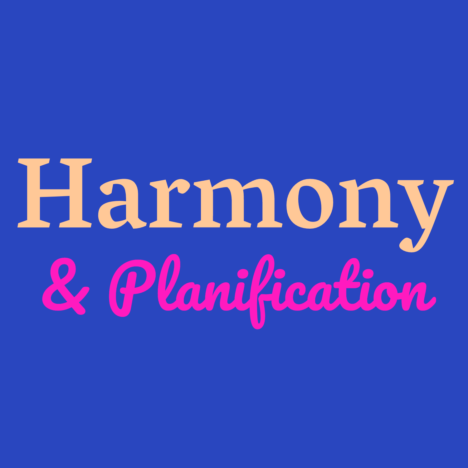 Photo de profil de Harmony & Planification