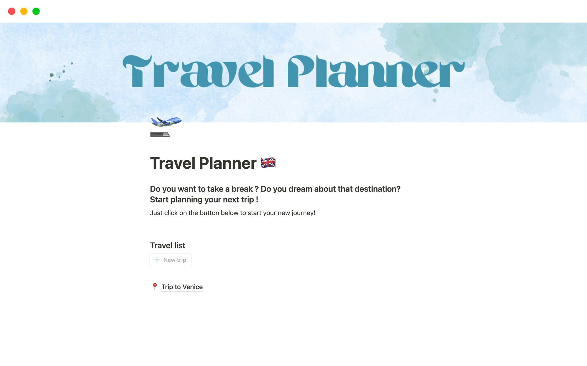 It helps you organize your next trip and it allows you to have all your trips in one page