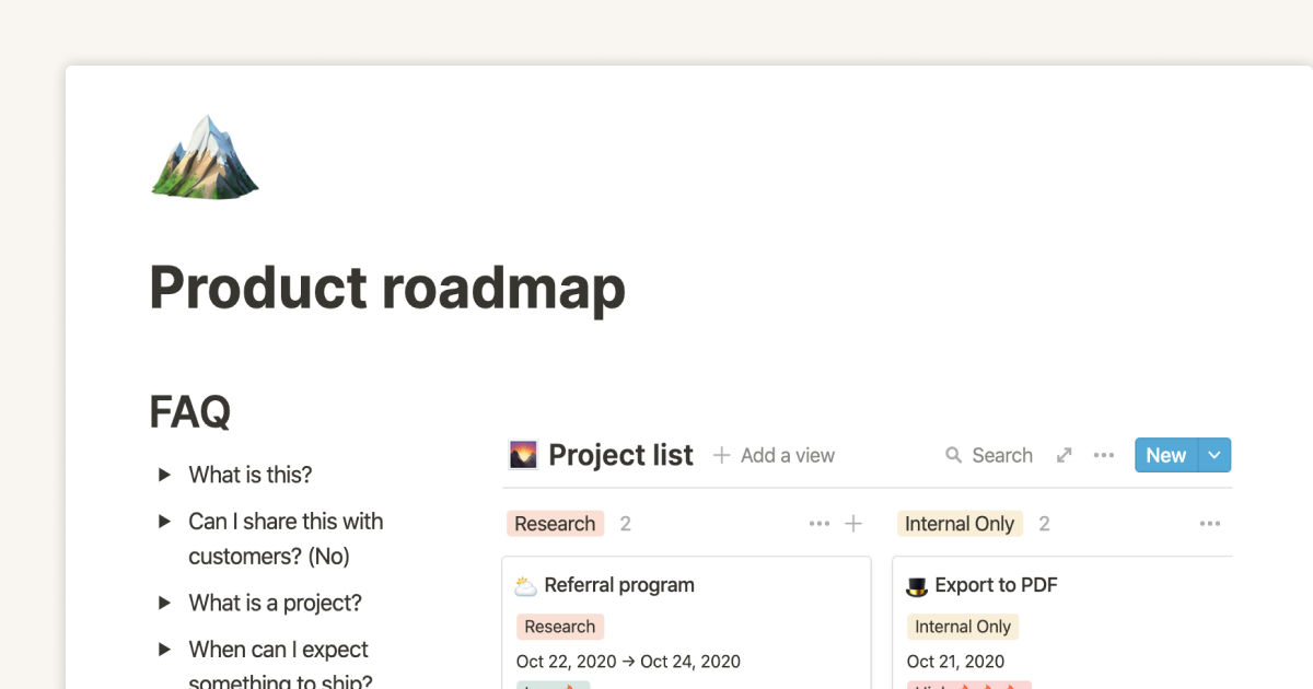 How Mixpanel built a custom engineering roadmap in Notion