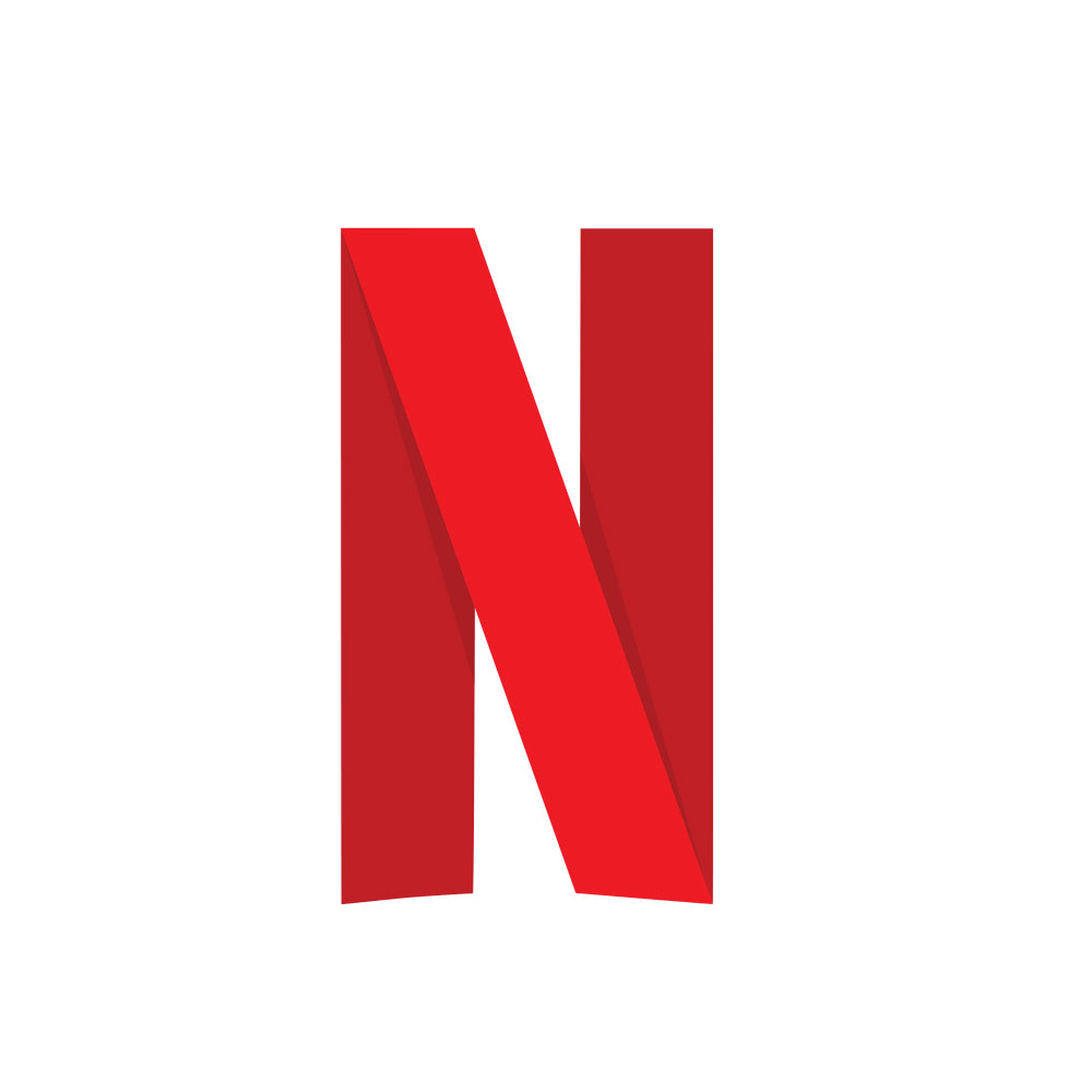 The logo of Netflix