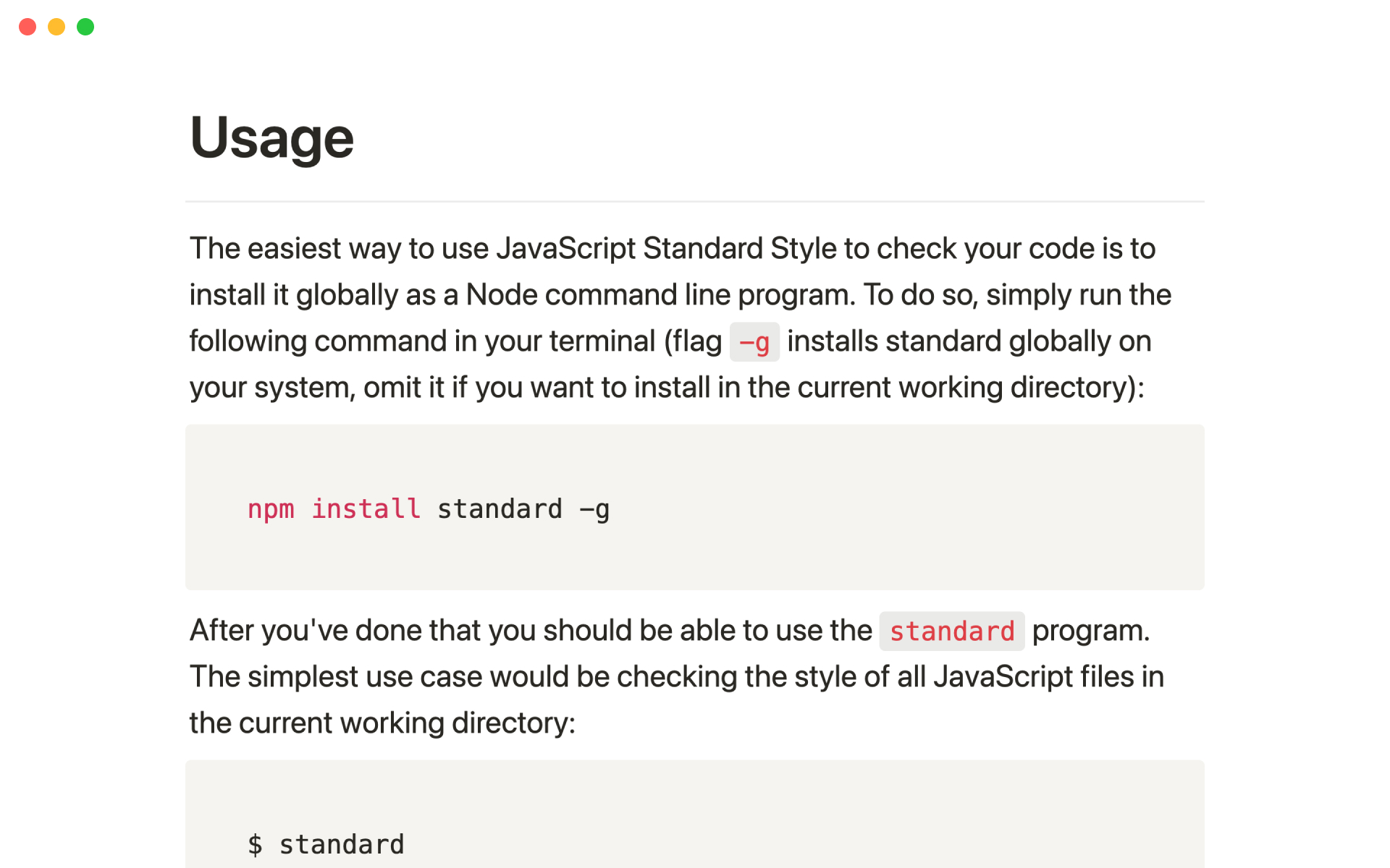 Notion Template Gallery – Coding guidelines
