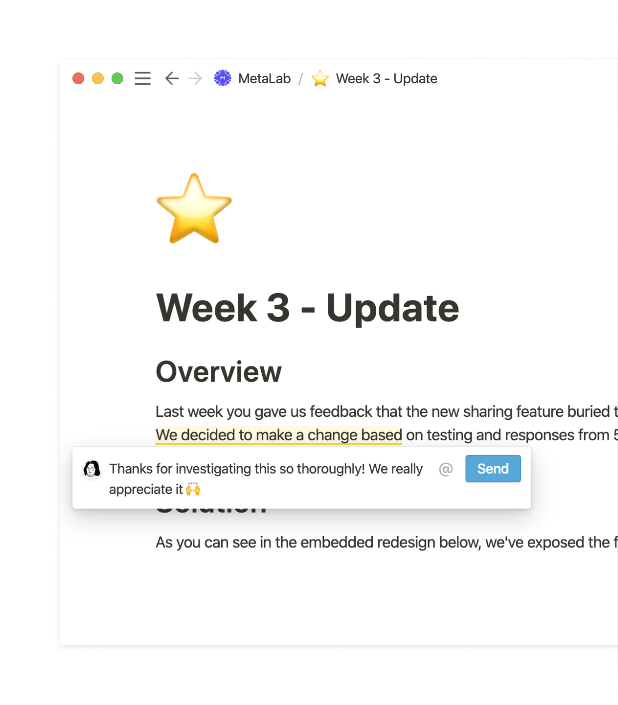 MetaLab Weekly Update