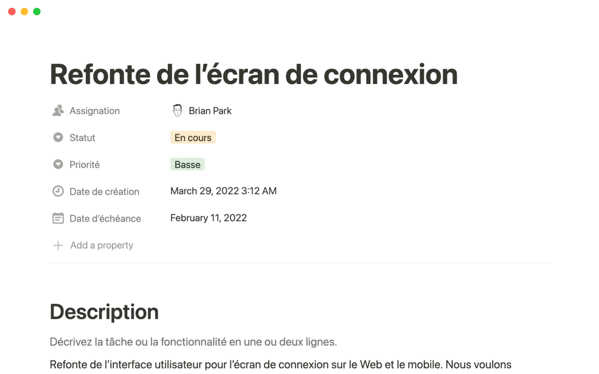 Un des éléments clefs du modèle