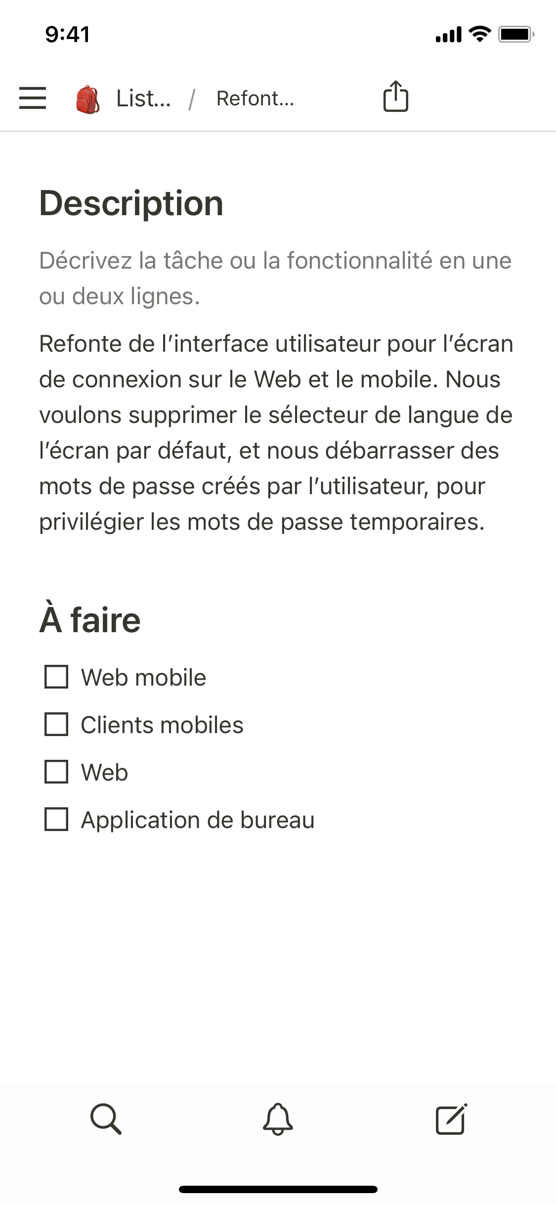 Un des éléments clefs du modèle