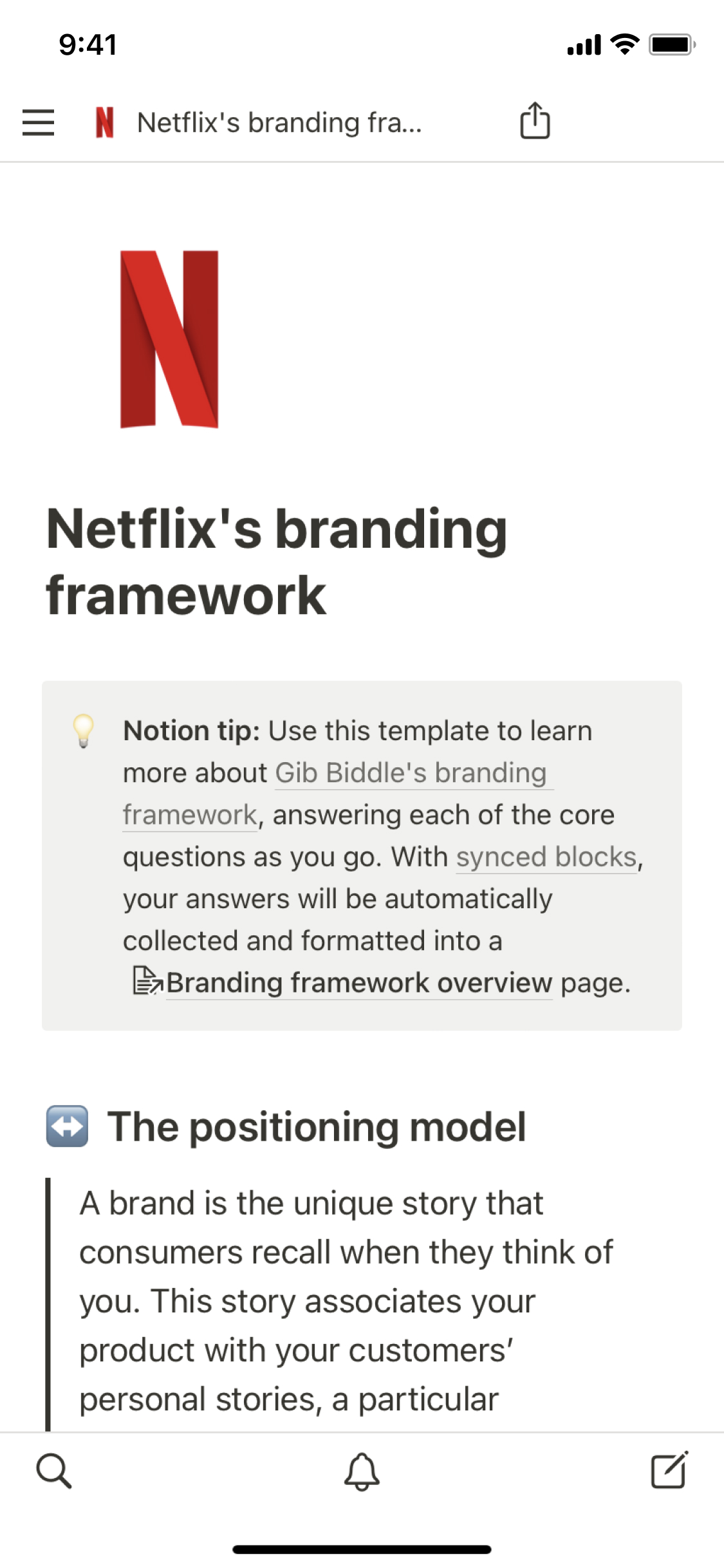The mobile image for the Netflix's branding framework template