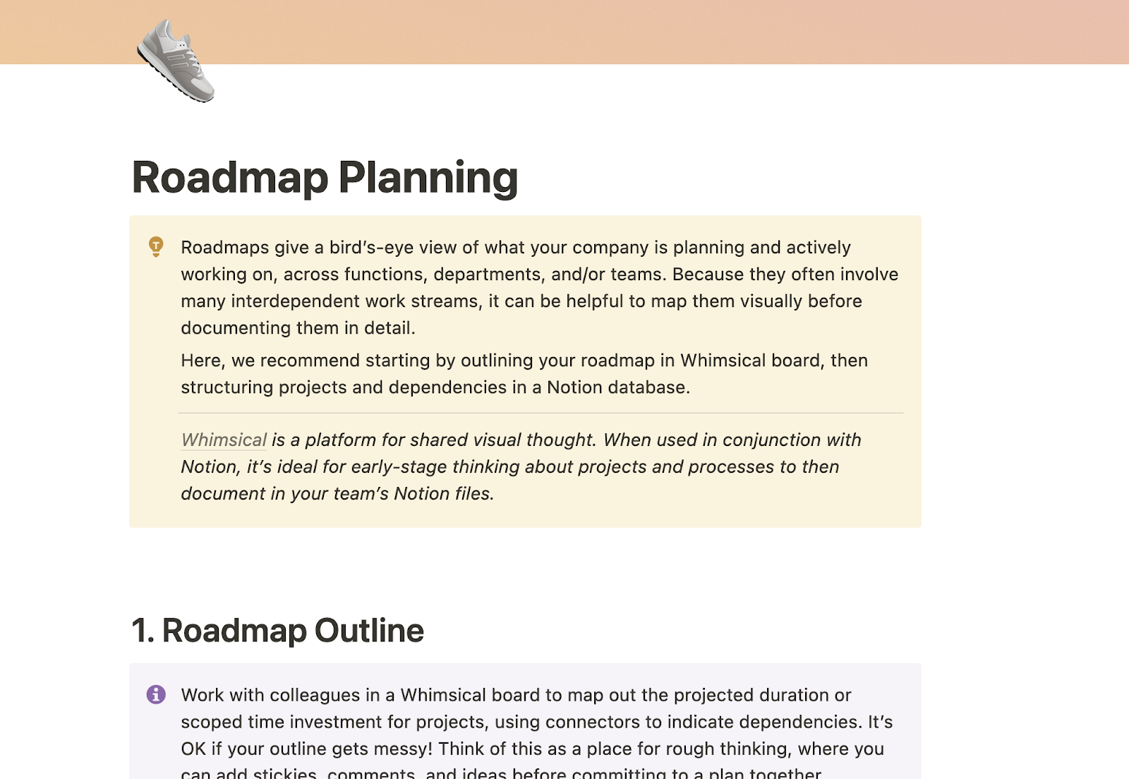 Roadmap planning