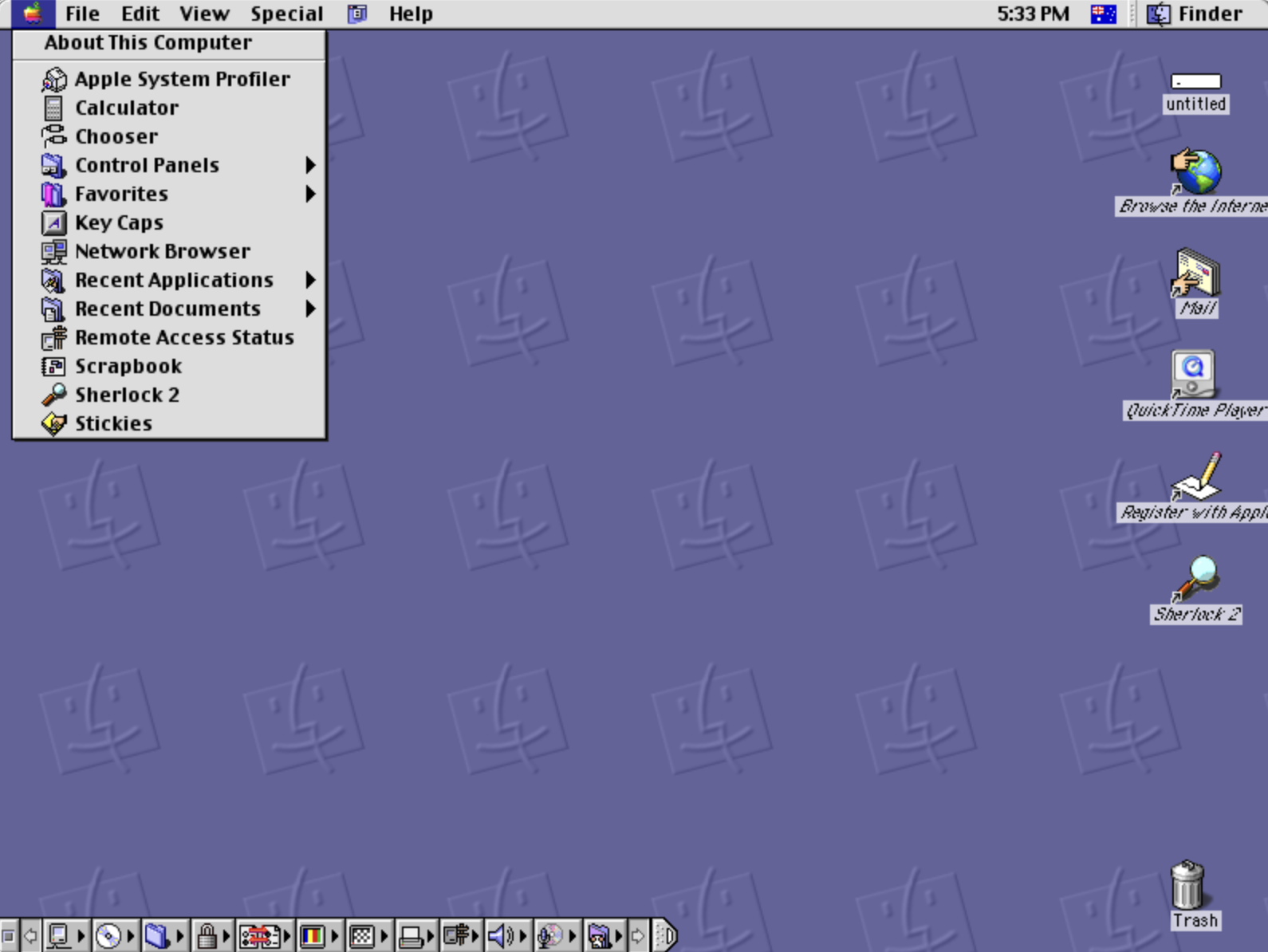 Classic Mac OS. Image from Wikipedia.