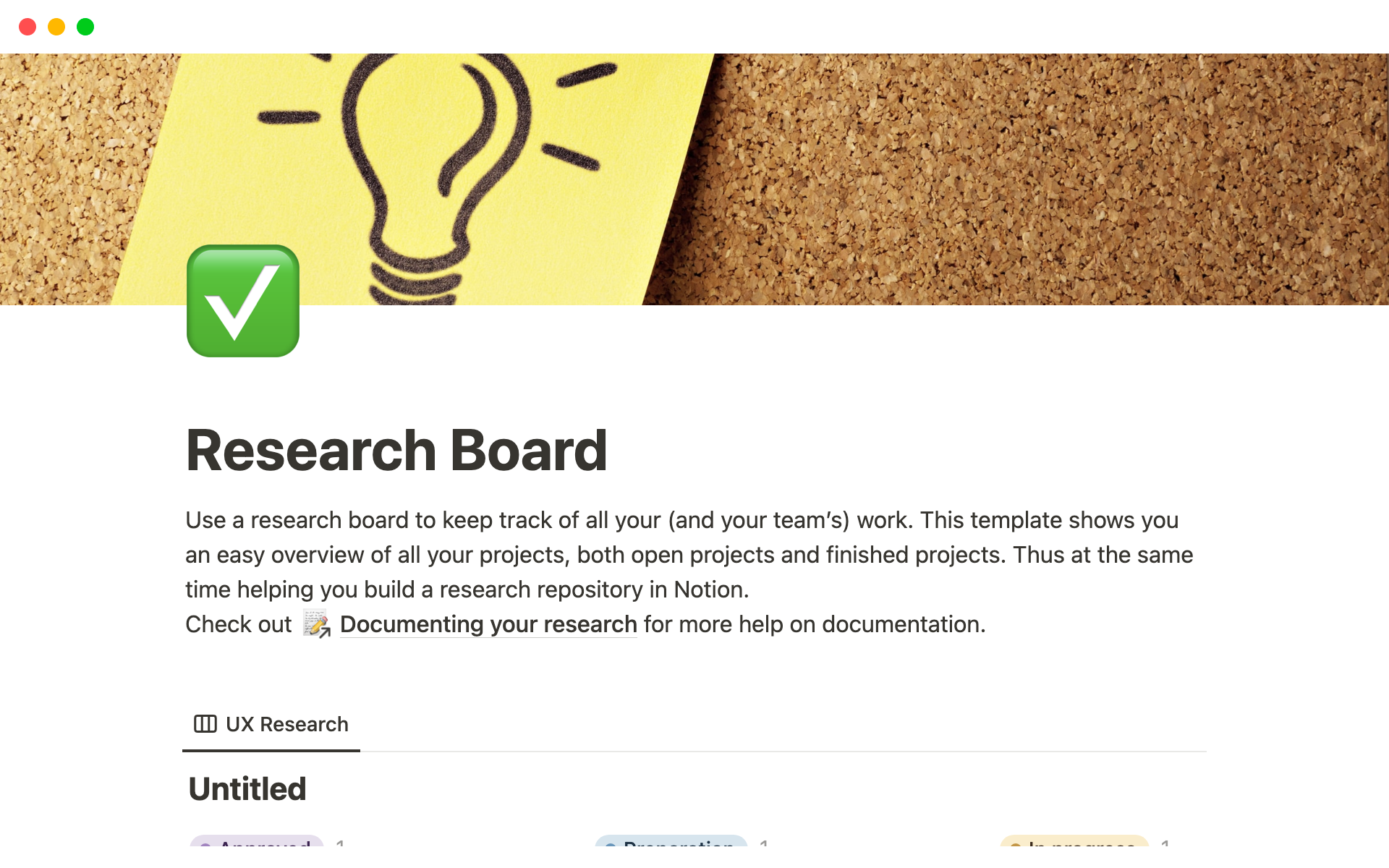 ux research repository notion