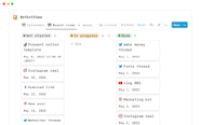 Social Media Planner Notion Template