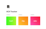ACII Tracker Notion Template