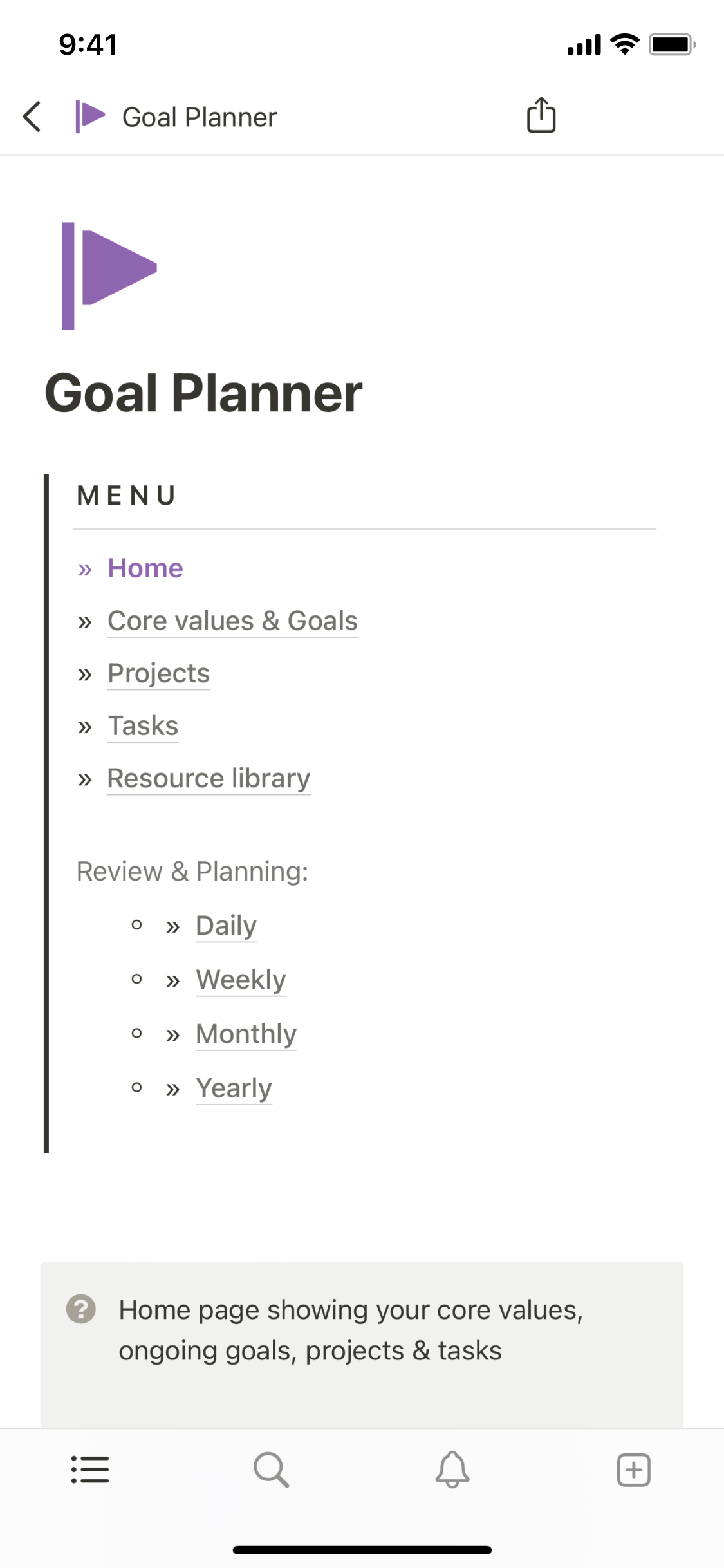Notion Template Gallery Goal Planner Notion Template Gallery Goal Planner