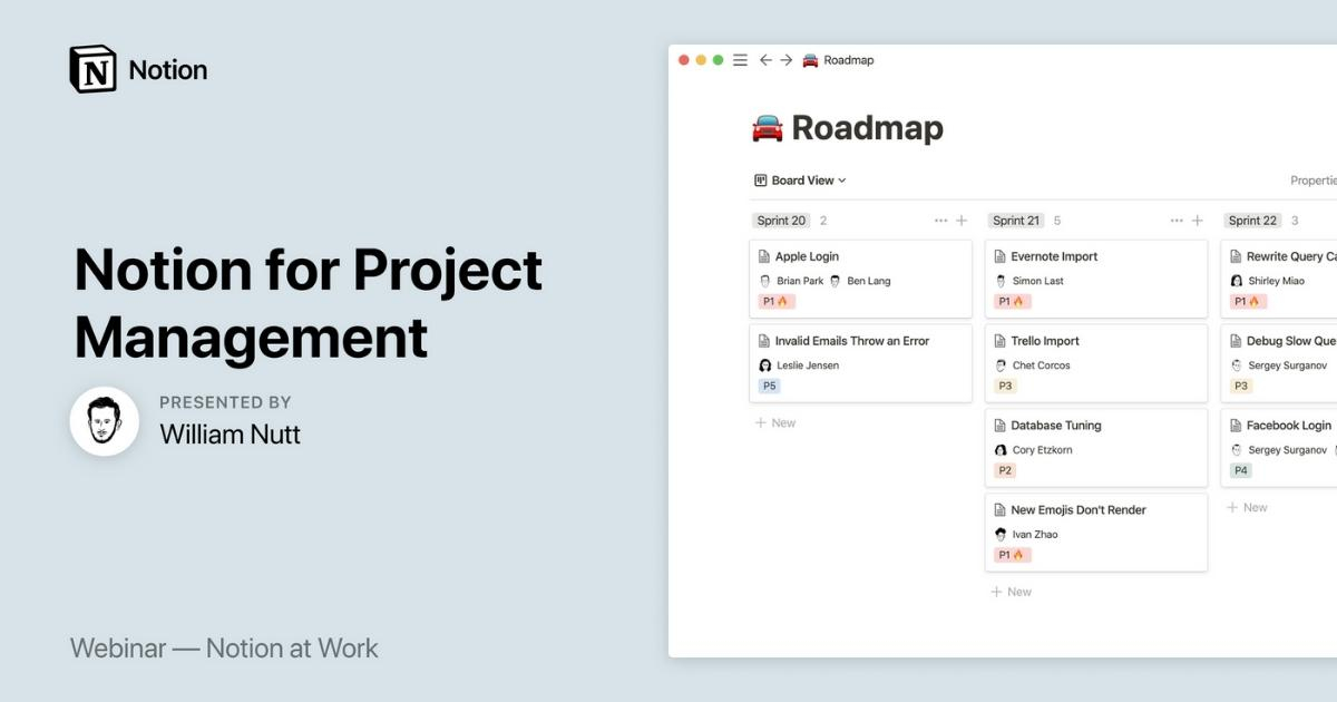 Notion at Work: Notion for project management