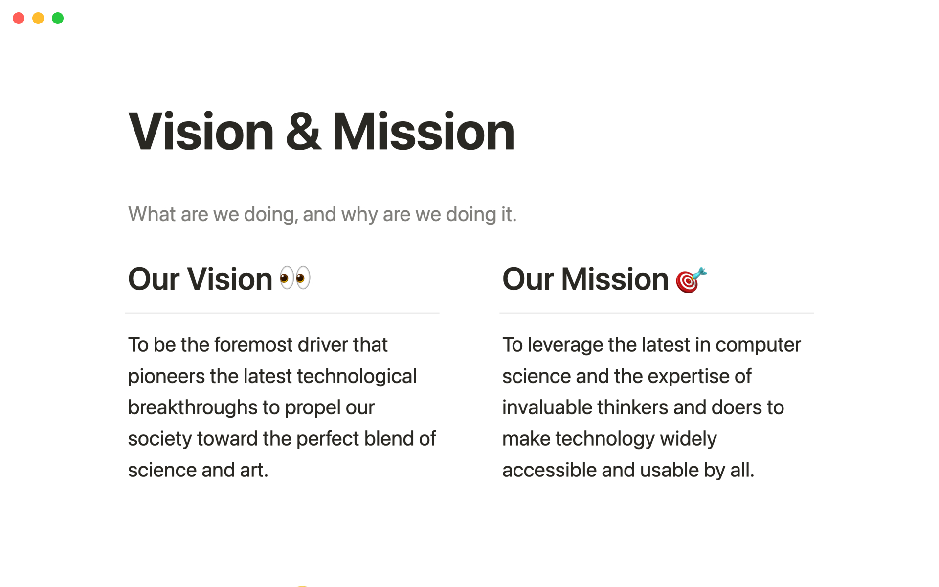 mission vs vision statement education