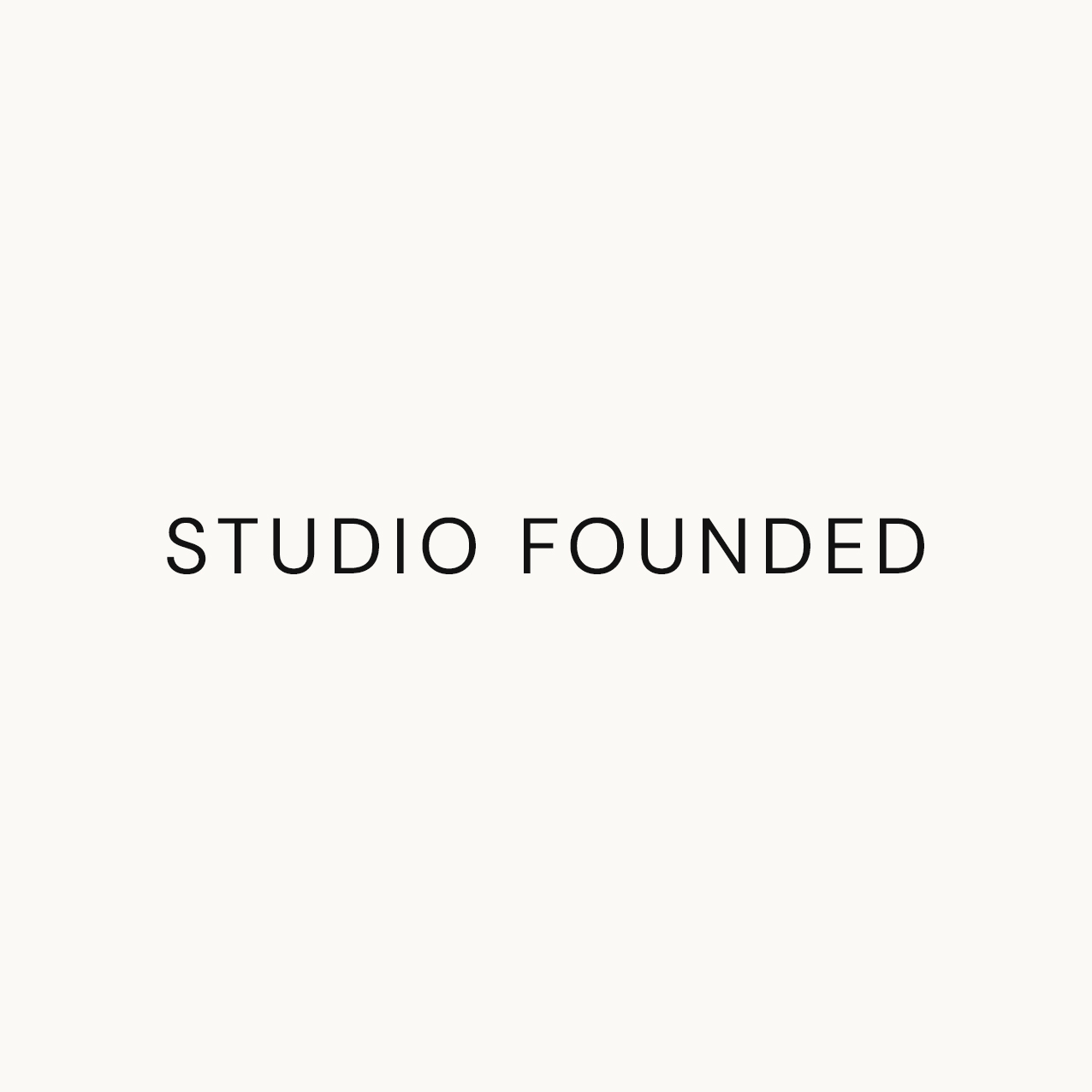 Studio Founded