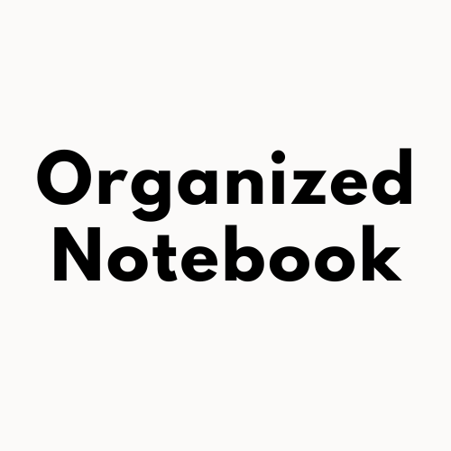 A profile image of The Organized Notebook