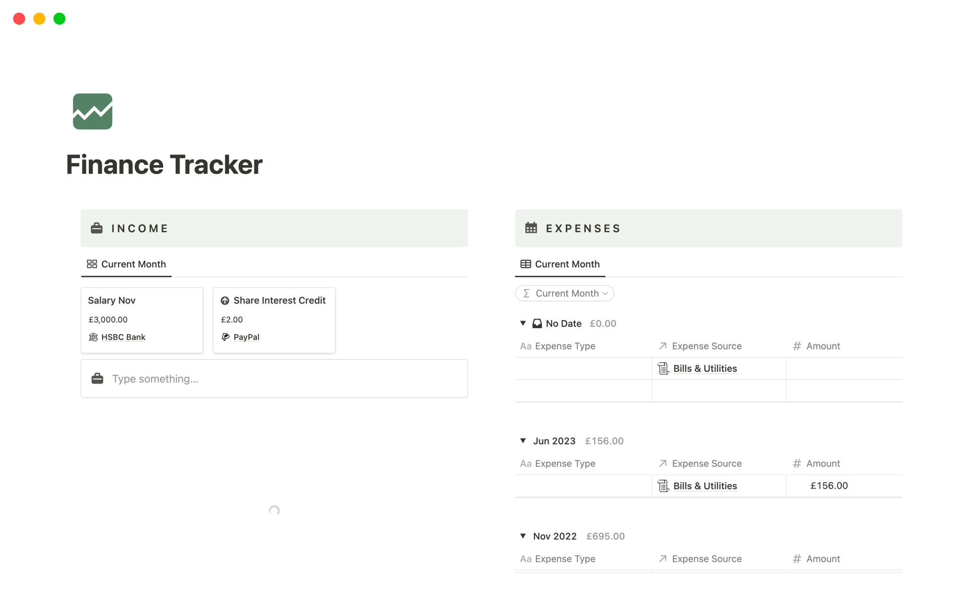 A template preview for Top 10 Paid Cost Tracking Templates in Notion
