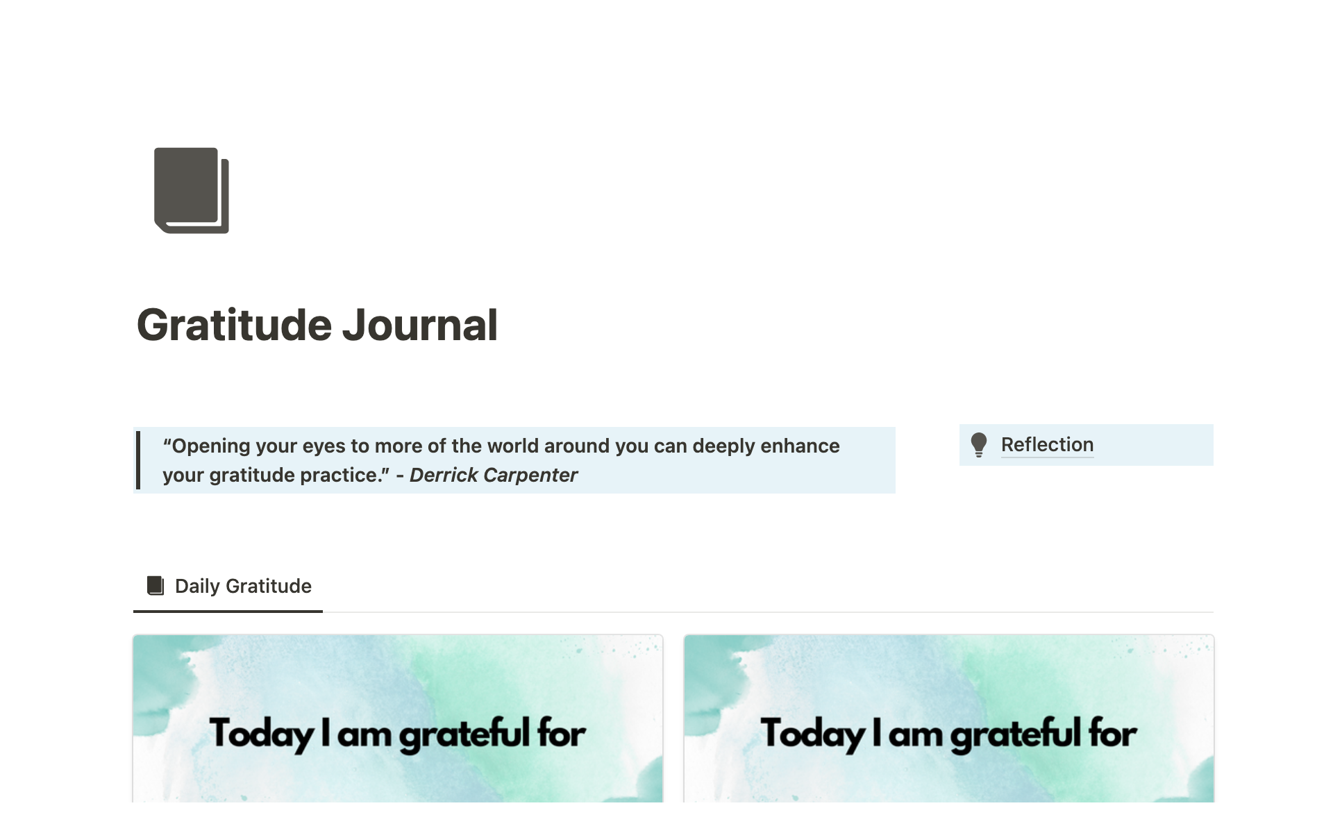 A template preview for Top 10 Free Mental Health Templates in Notion