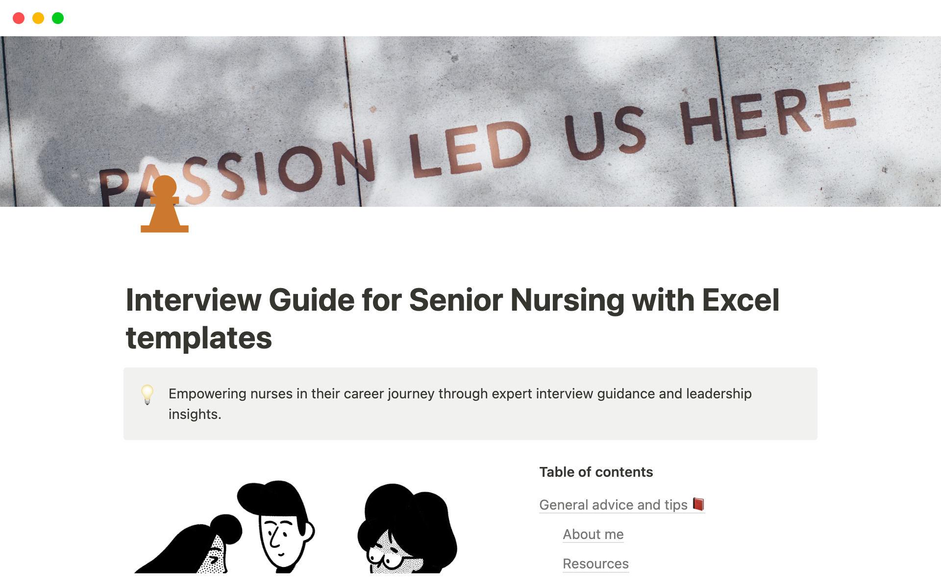 A template preview for Top 6 Paid Interview Guide Templates in Notion