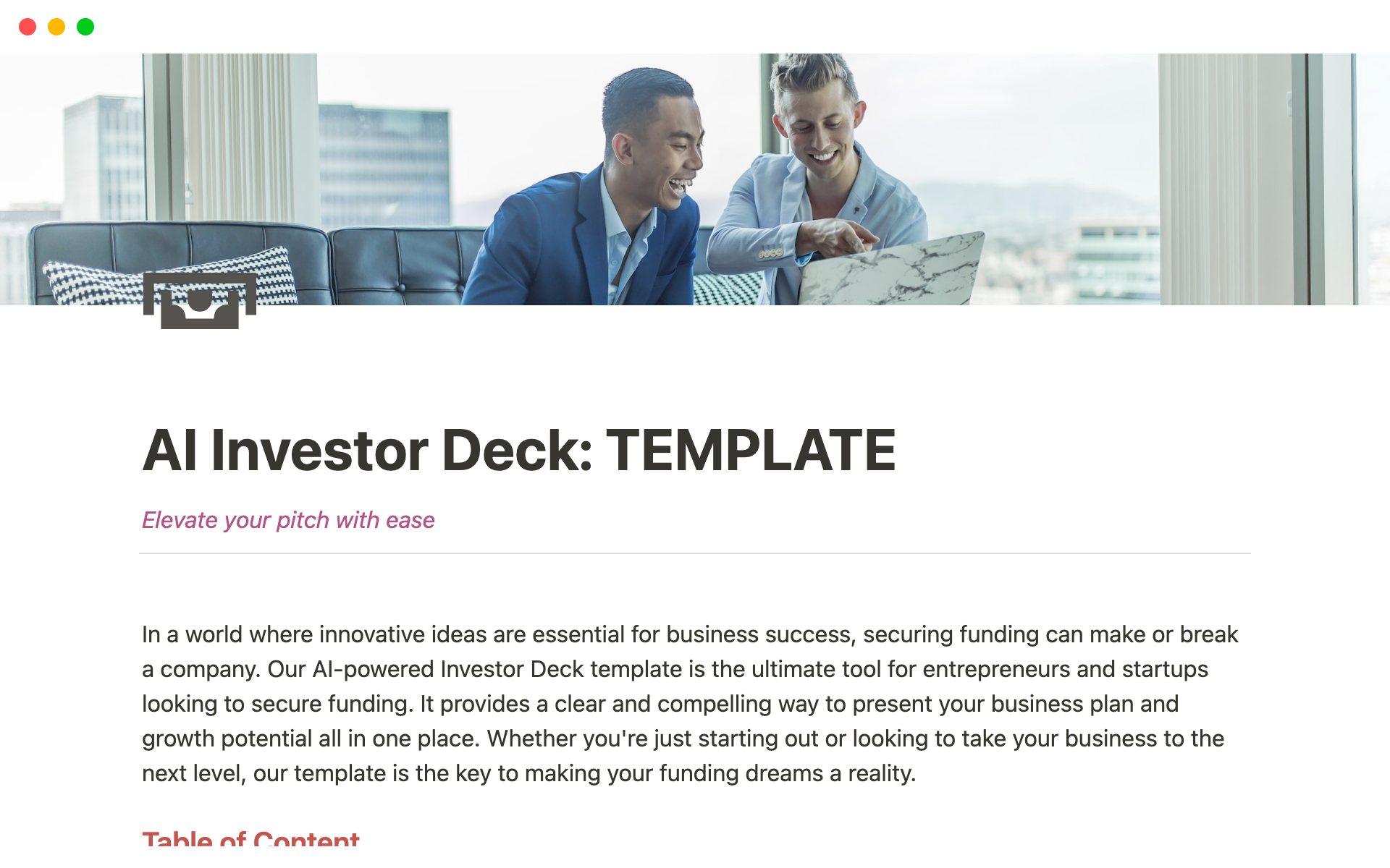 A template preview for Top 9 Paid Investment Highlights Templates in Notion