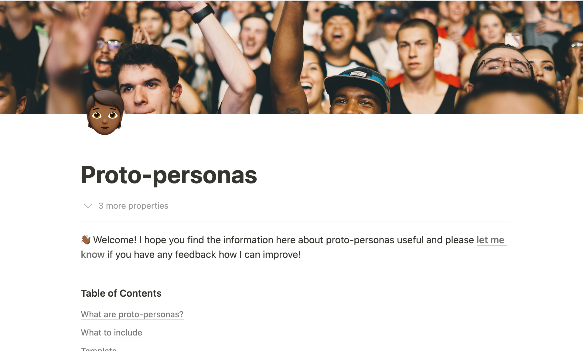 A template preview for Best 10 Persona Profiles Templates for SEO Specialists