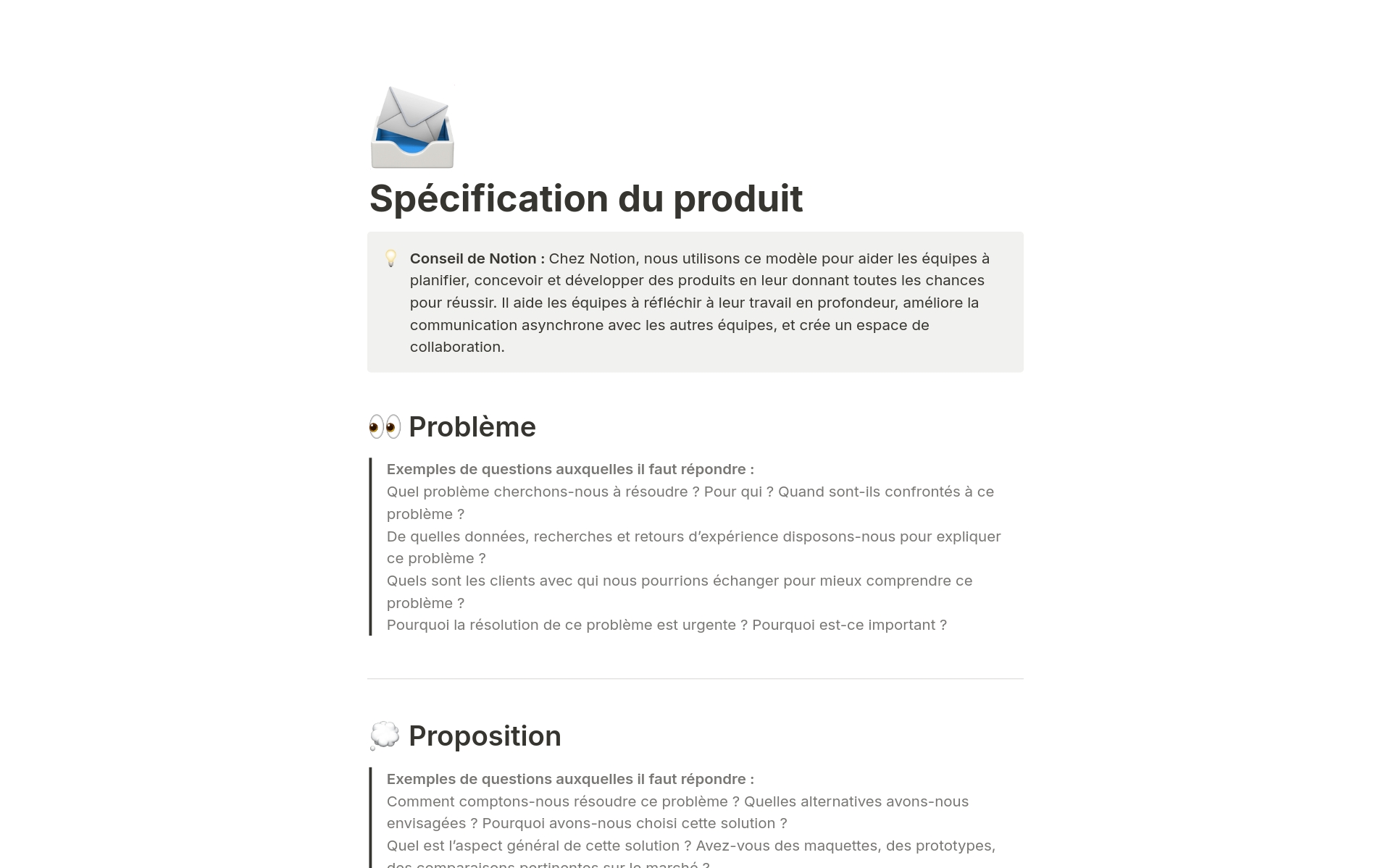Capture d’écran de la collection Best 10 PRD: Product Requirements Doc Templates for Product Designers par Notion