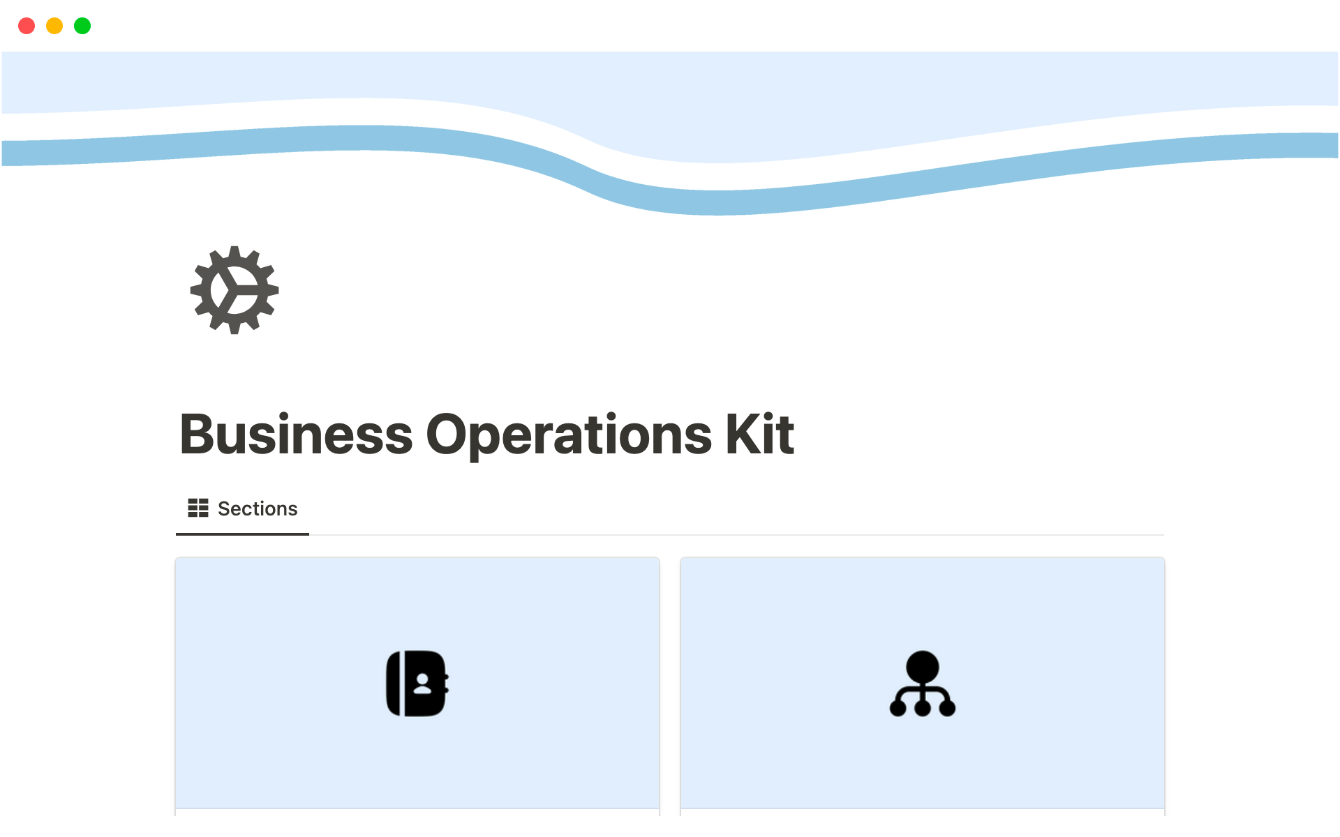 A template preview for Best Process Guidelines Templates for Business Analysts