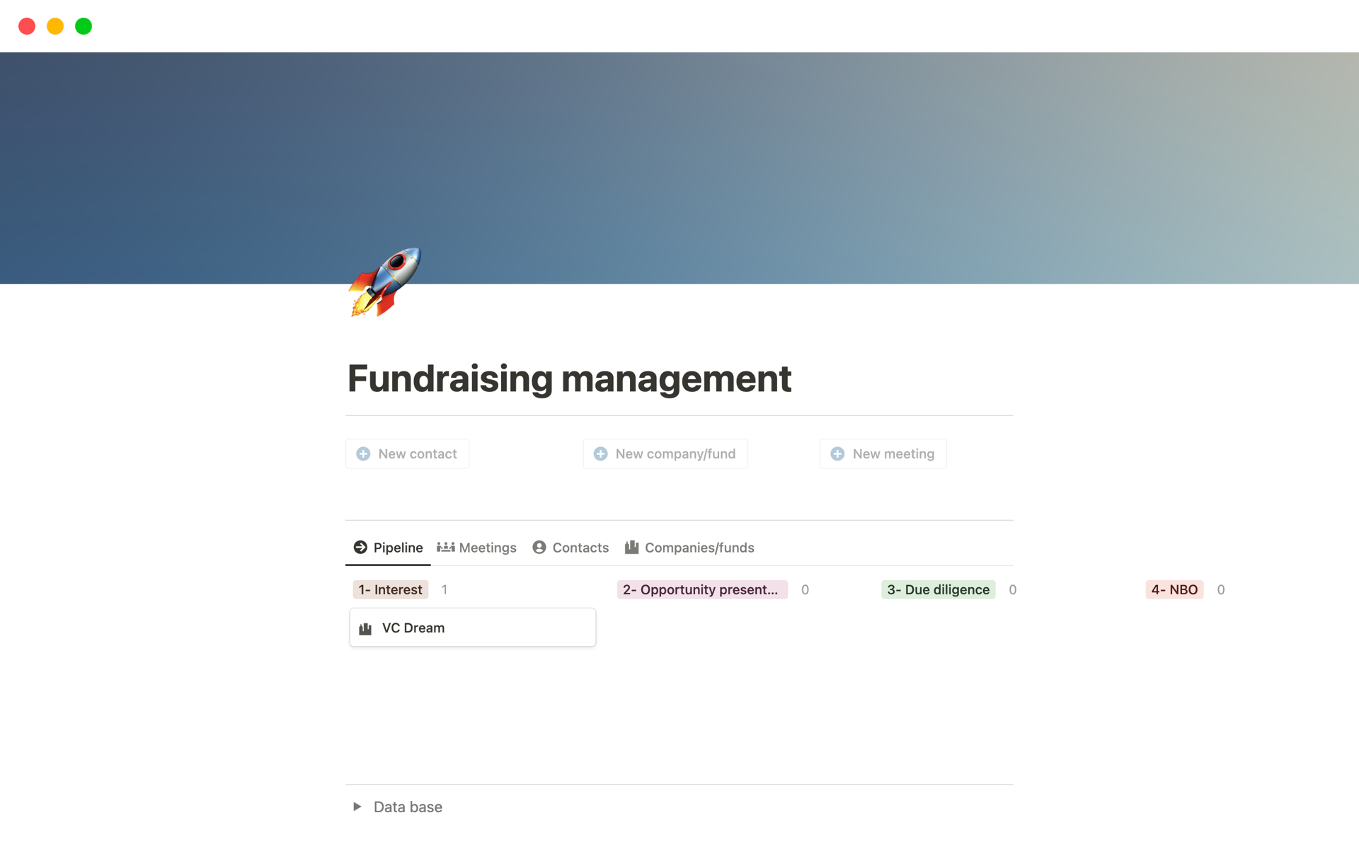 A template preview for Top 10 Paid Donation Drives Templates in Notion