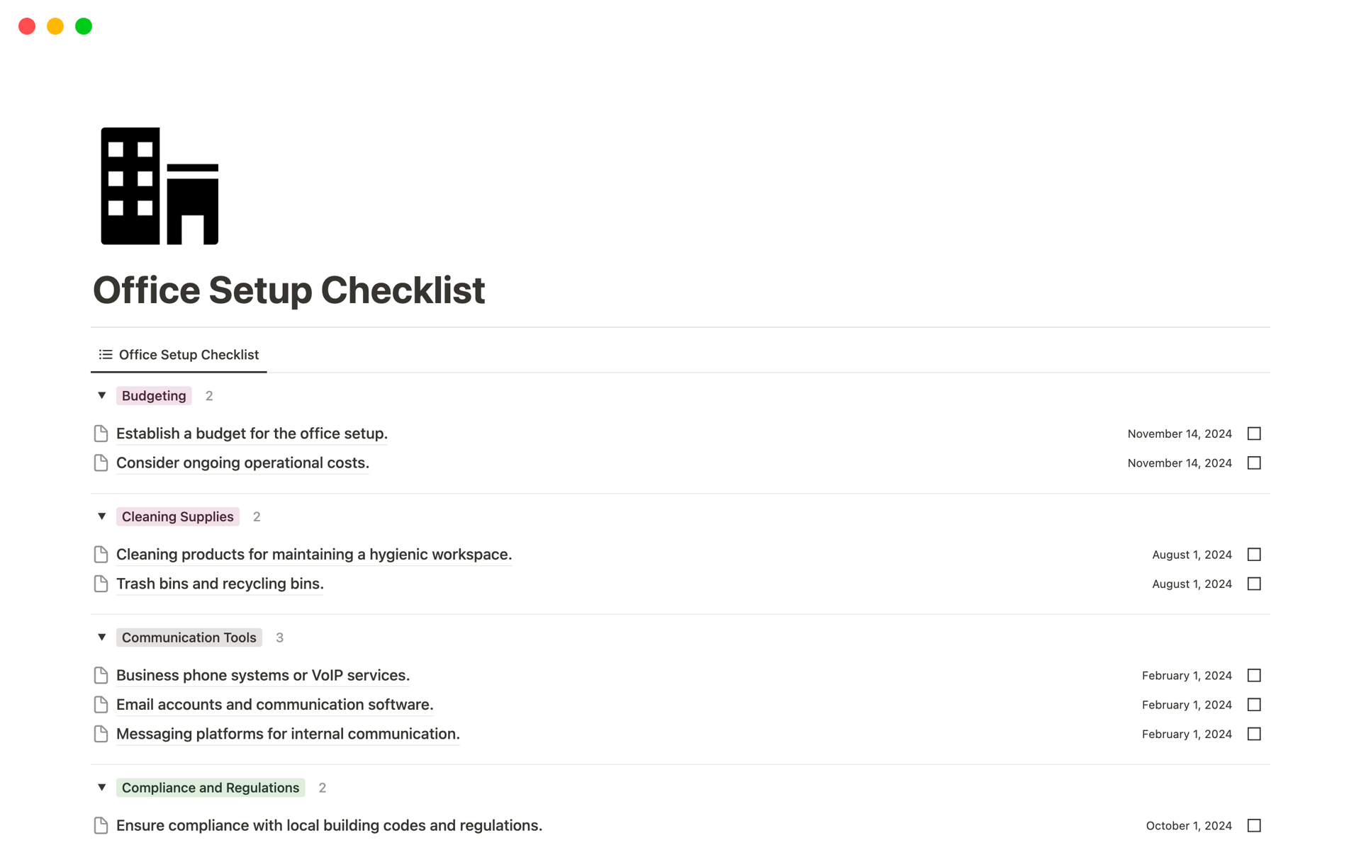 A template preview for Top 10 Paid Starting a Startup Templates in Notion