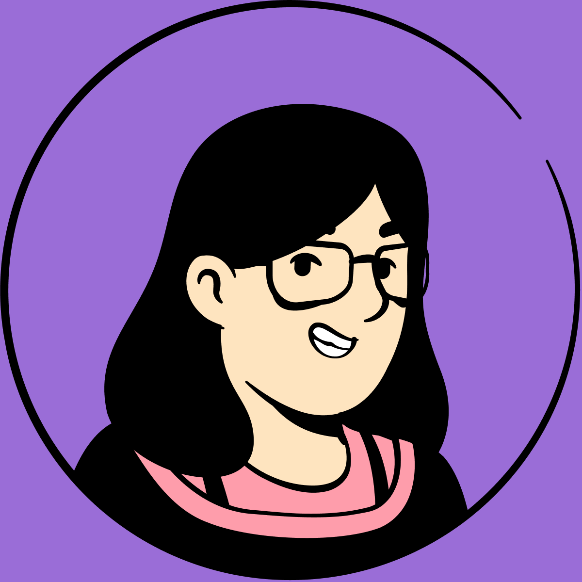 A Purple Notion avatar