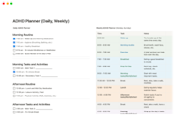 Adhd Daily Planner Template Hot Sex Picture