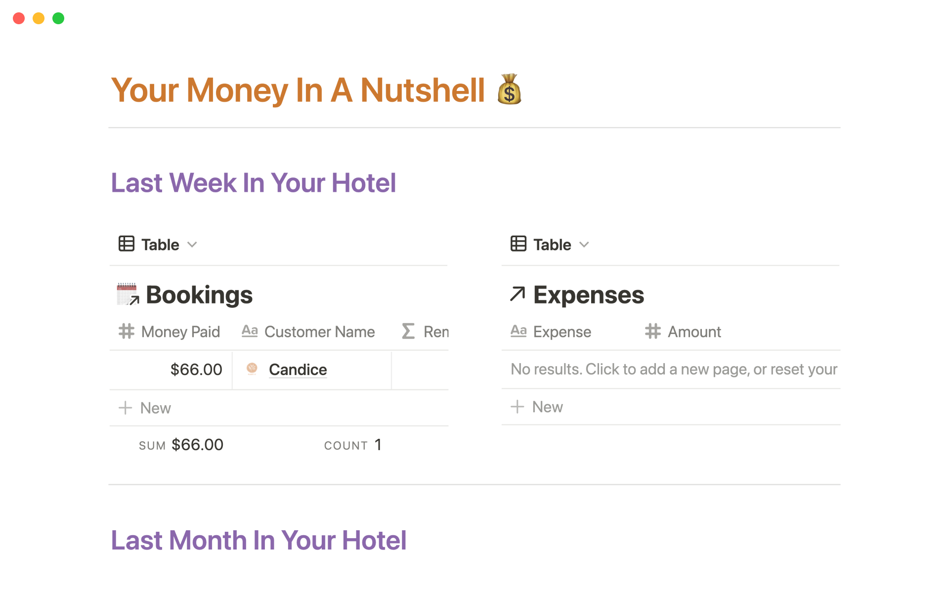 HotelPal helps small hotel owners and B&B hosts to seamlessly manage their business with Notion.