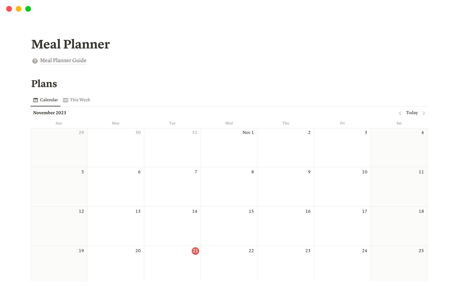 Meal Planner Notion Template meal-planner-notion-template