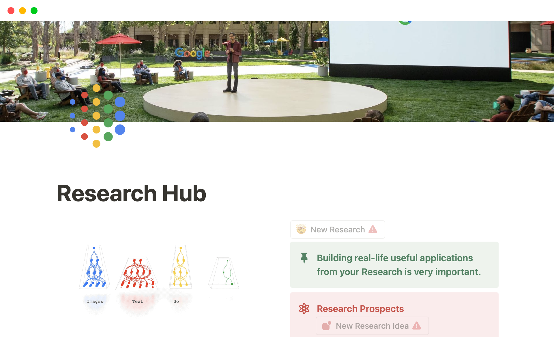 You will get a streamlined and organized platform for all your research-related content with Notion Research Hub.