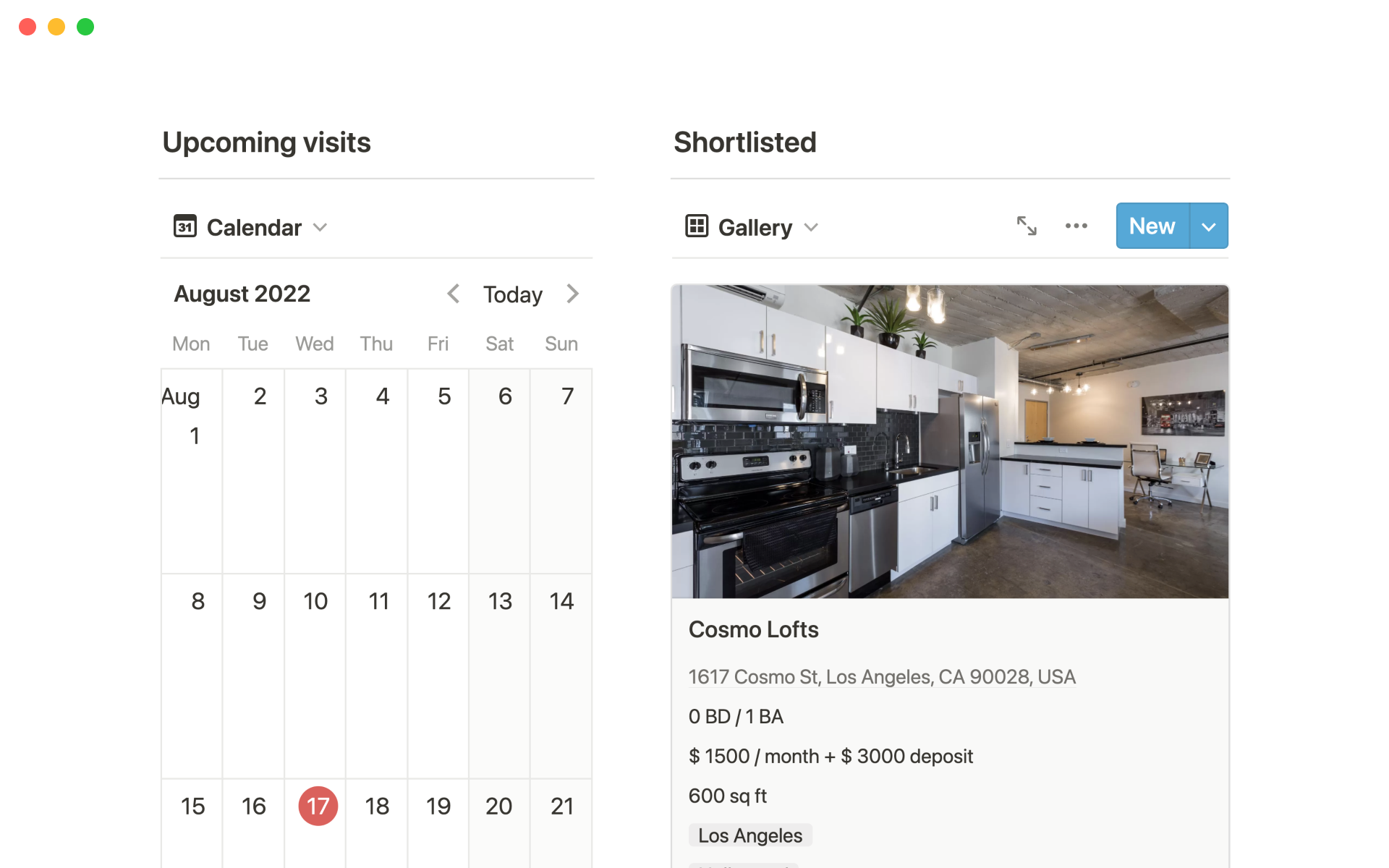 Consolidate all the home listings you like, compare them more efficiently, and track your process with ease.