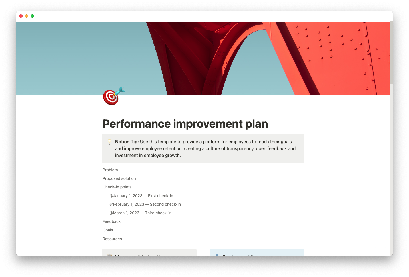 performance improvement plan template thumbnail