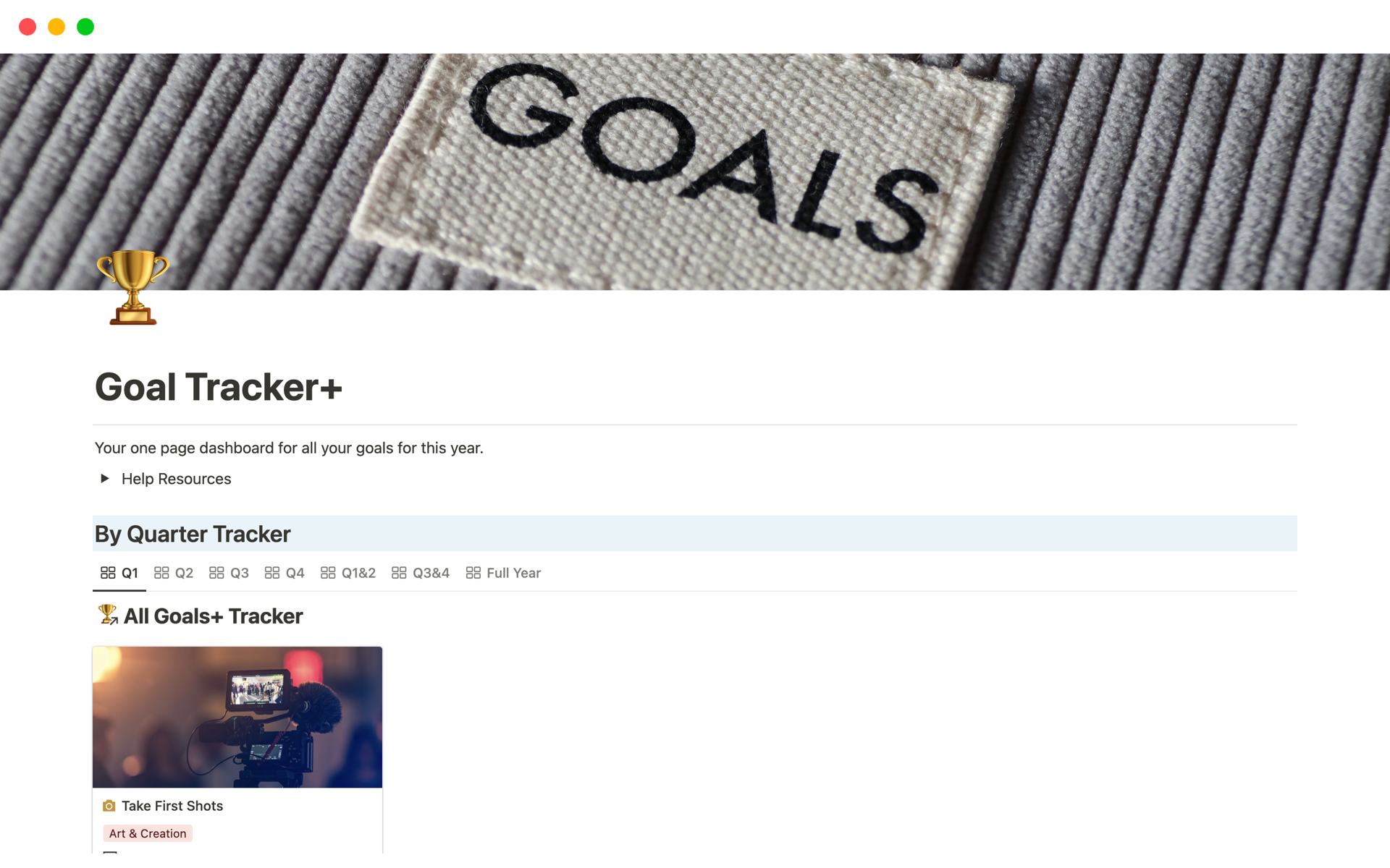 Goal Tracker Board at Jacklyn Poole blog