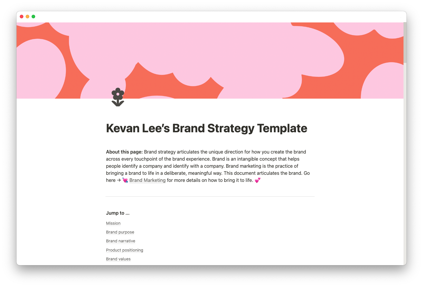 brand strategy template thumbnail