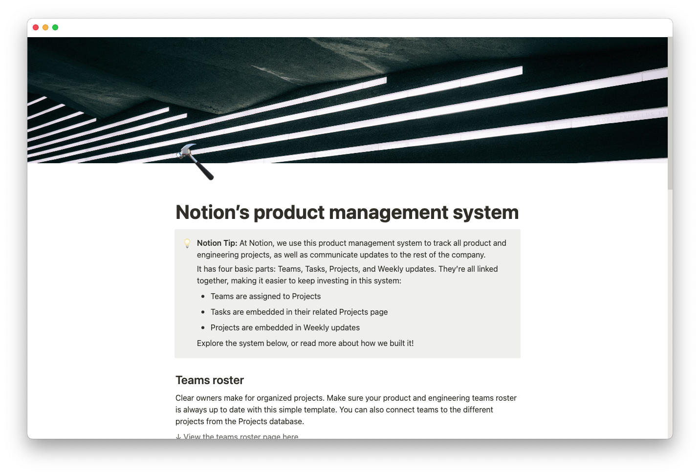 product management system template thumbnail