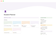 Student Planner By Naomi Notada Notion Template