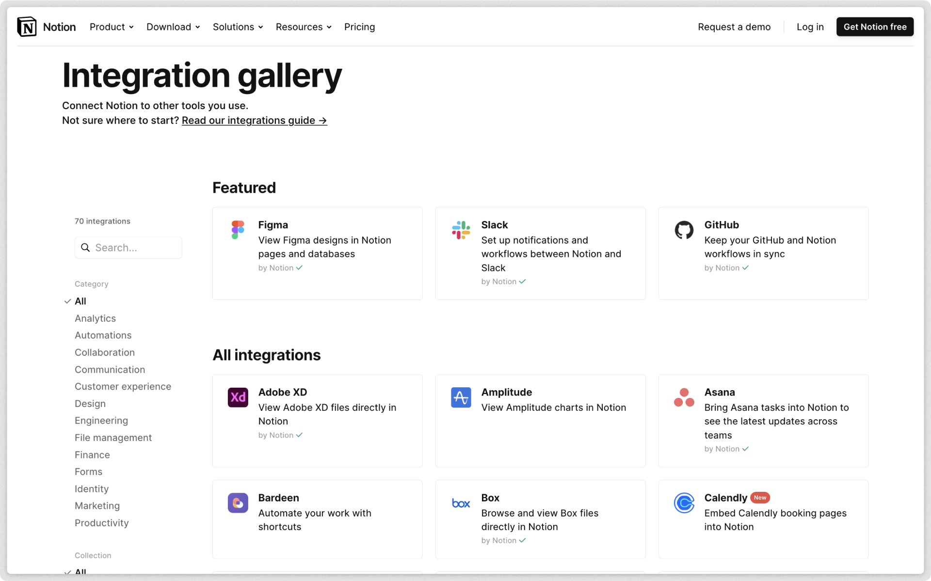 release-integration gallery new