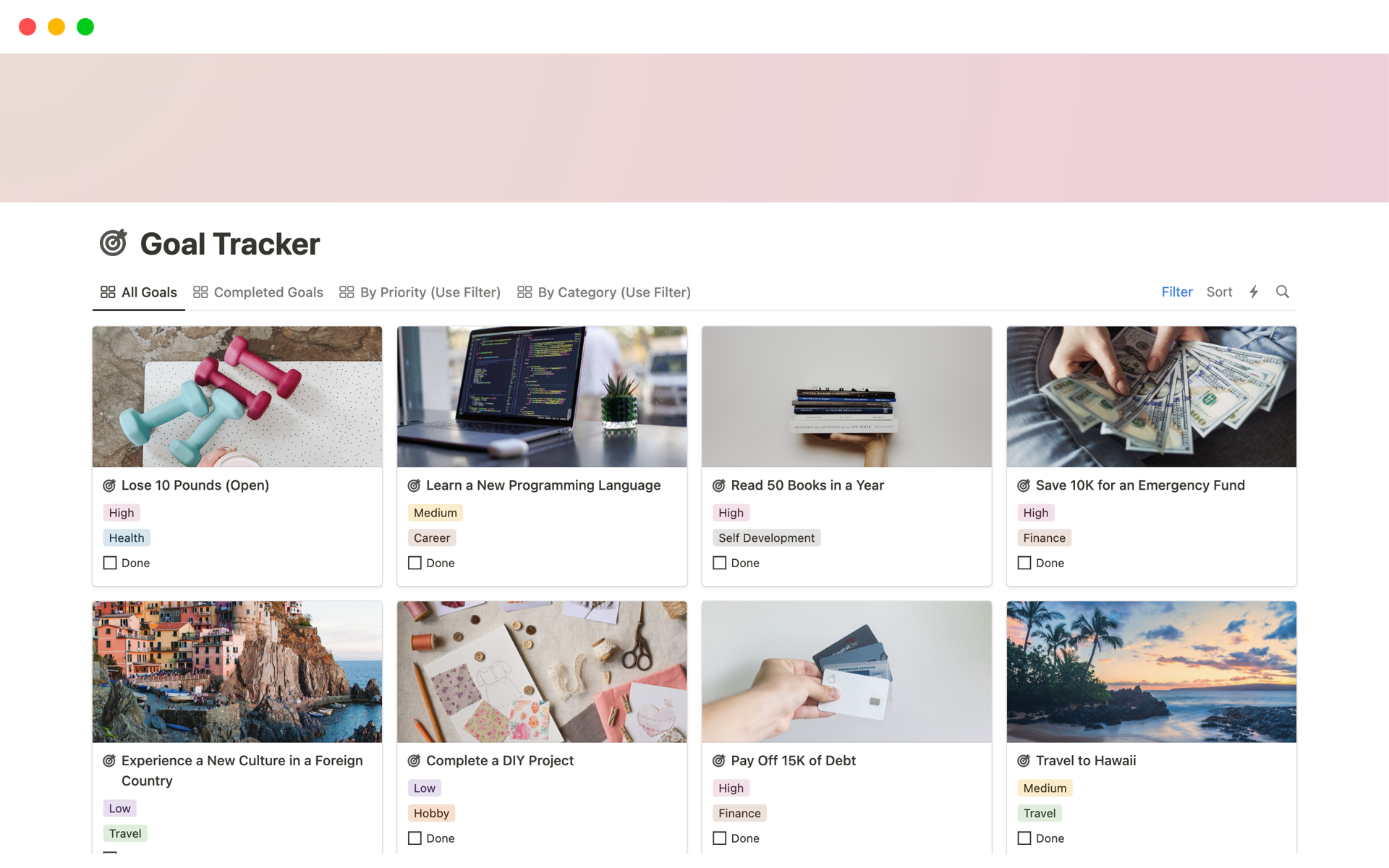 Ultimate Reading Journal Tracker Notion Template