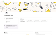 Formula Lab Notion Template