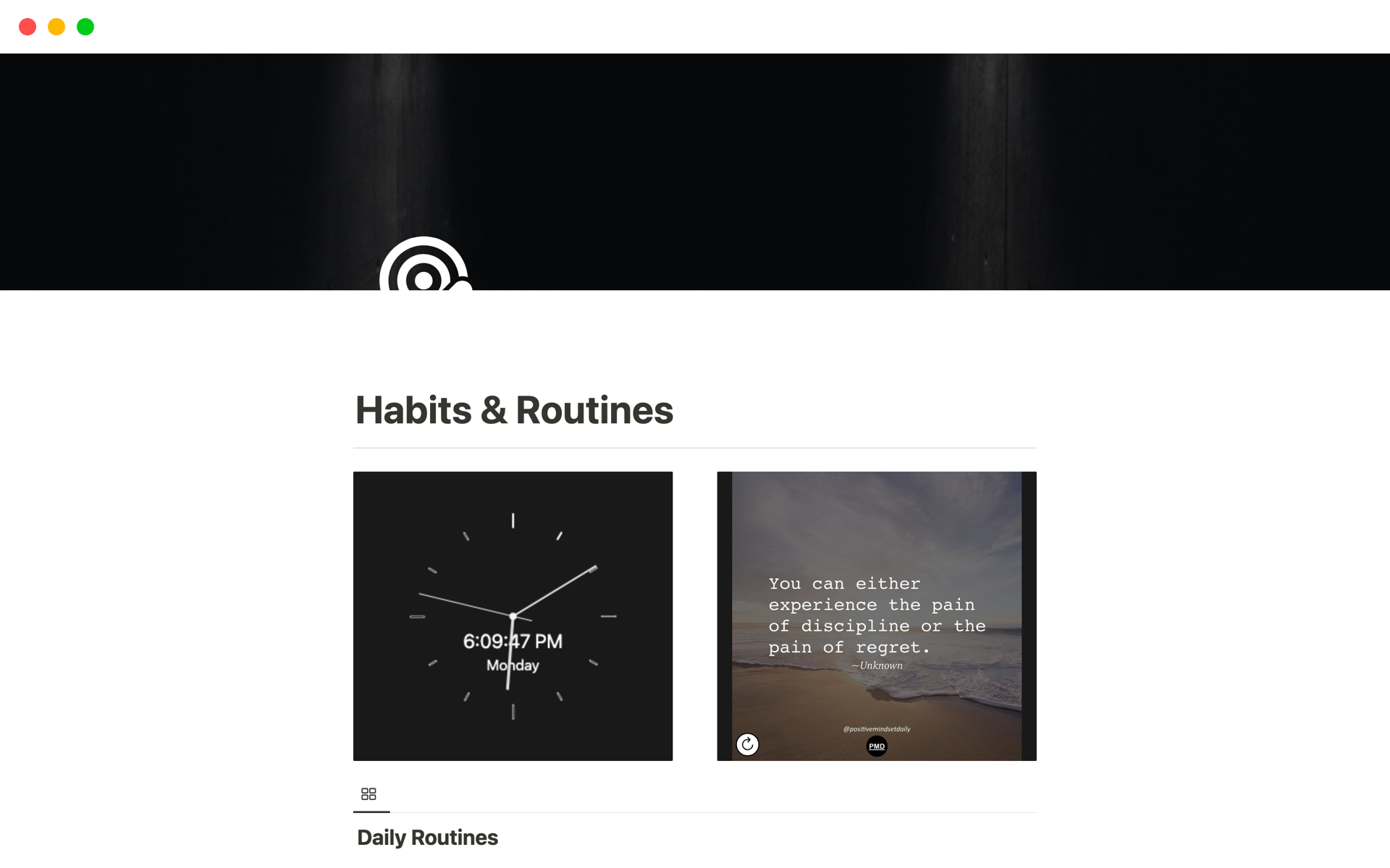 Notion Habits Routines Notion Template Notion Habits Routines Notion Template