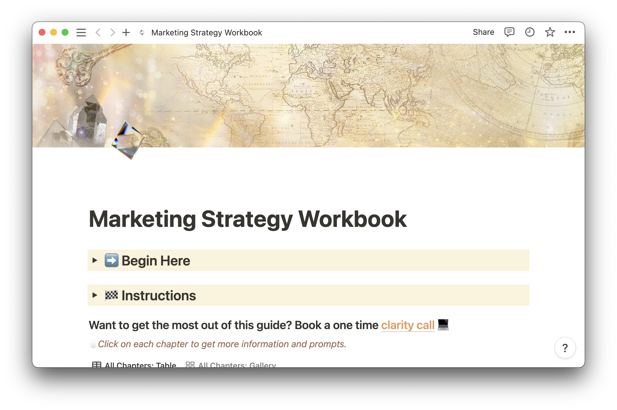 marketing strategy workbook