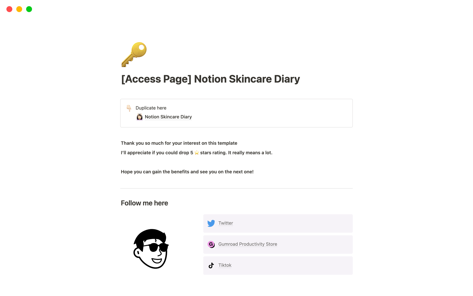 Skincare Diary Notion Template skincare-diary-notion-template