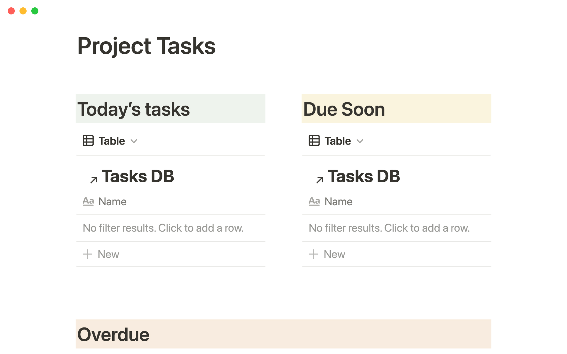 Create and manage projects across different teams.
