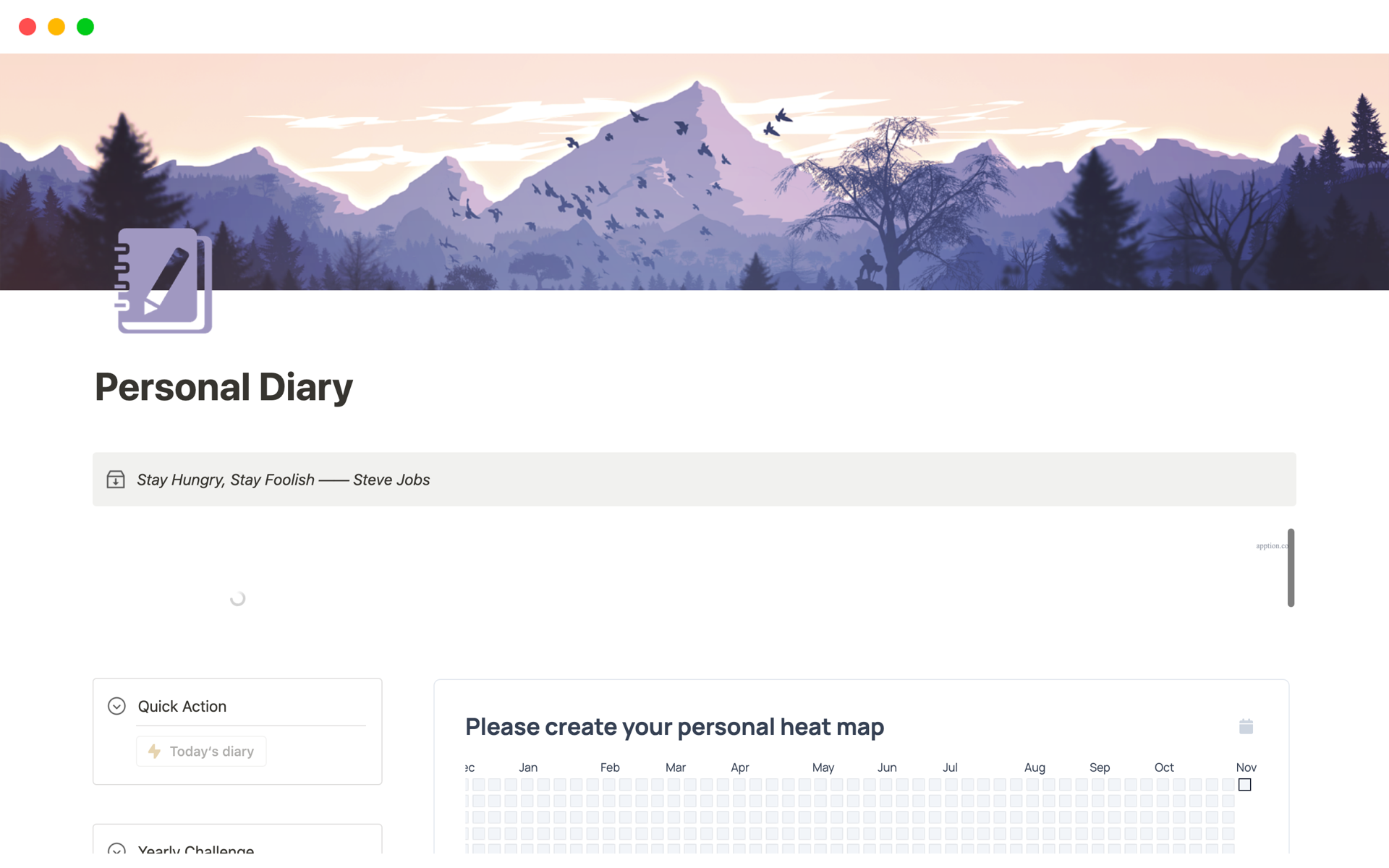 personal-diary-notion-template