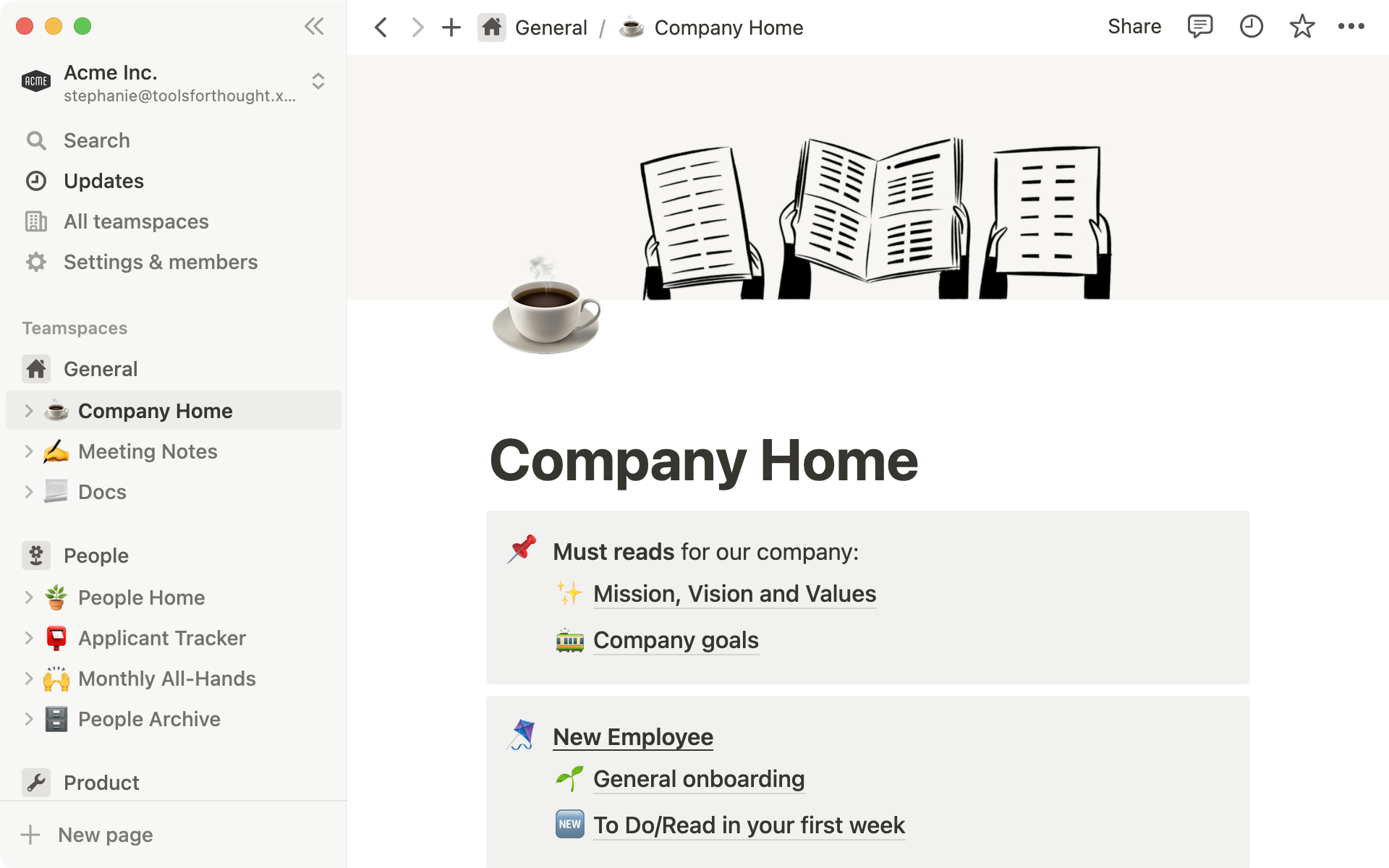 Les espaces d’équipe peuvent vous aider à gérer et répartir les informations entre les différents services de votre entreprise.