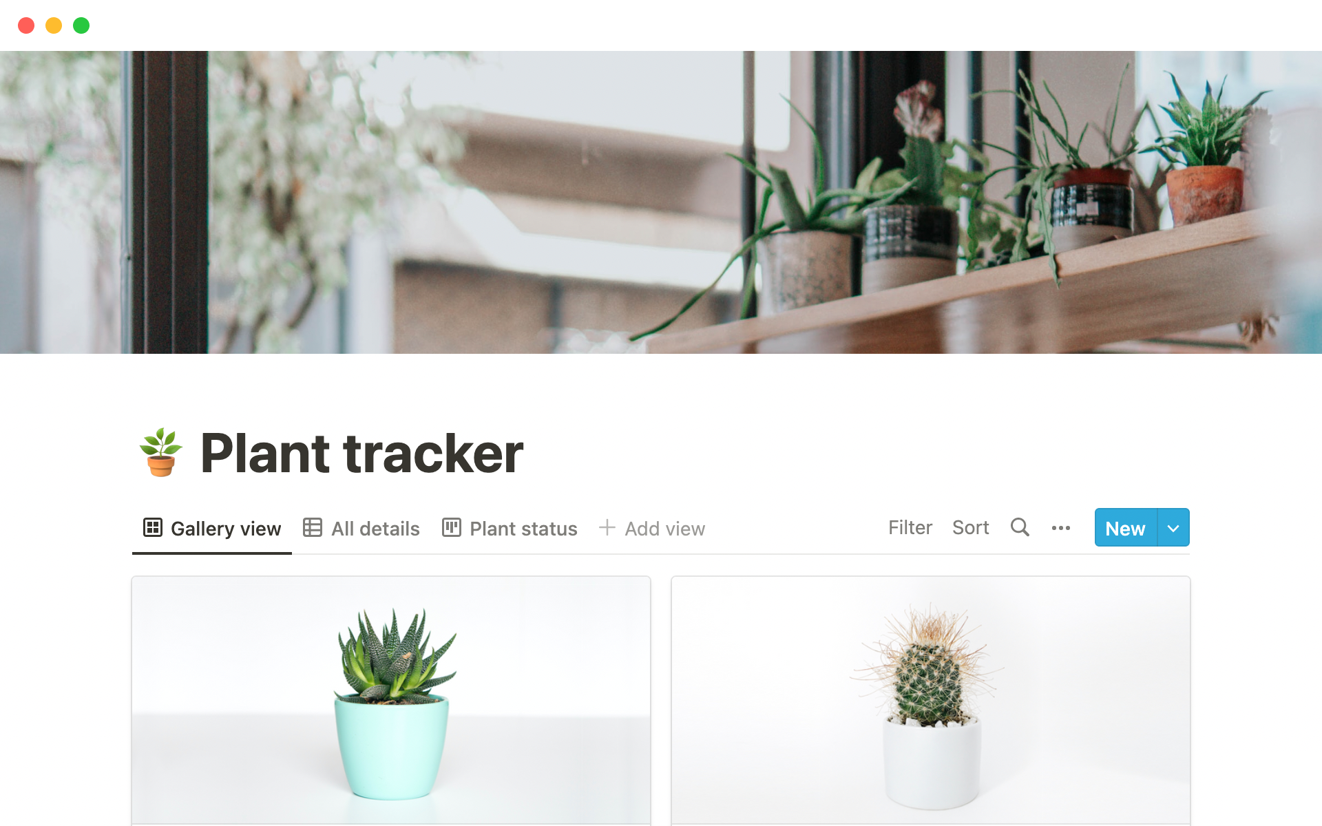 Green up your thumb with this handy plant tracker.