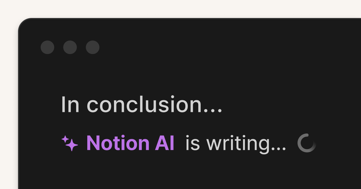 Using Notion AI to extend your impact